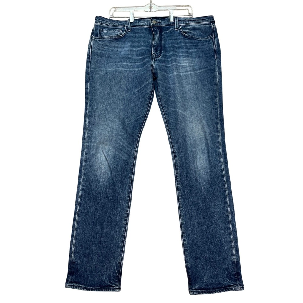 Joe's The Asher Slim Fit Jeans Mens 38x32 Medium Wash‎ 5 Pocket Distressed Denim